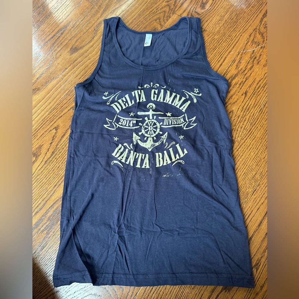 Navy 2014 Delta Gamma Banta Ball Tank